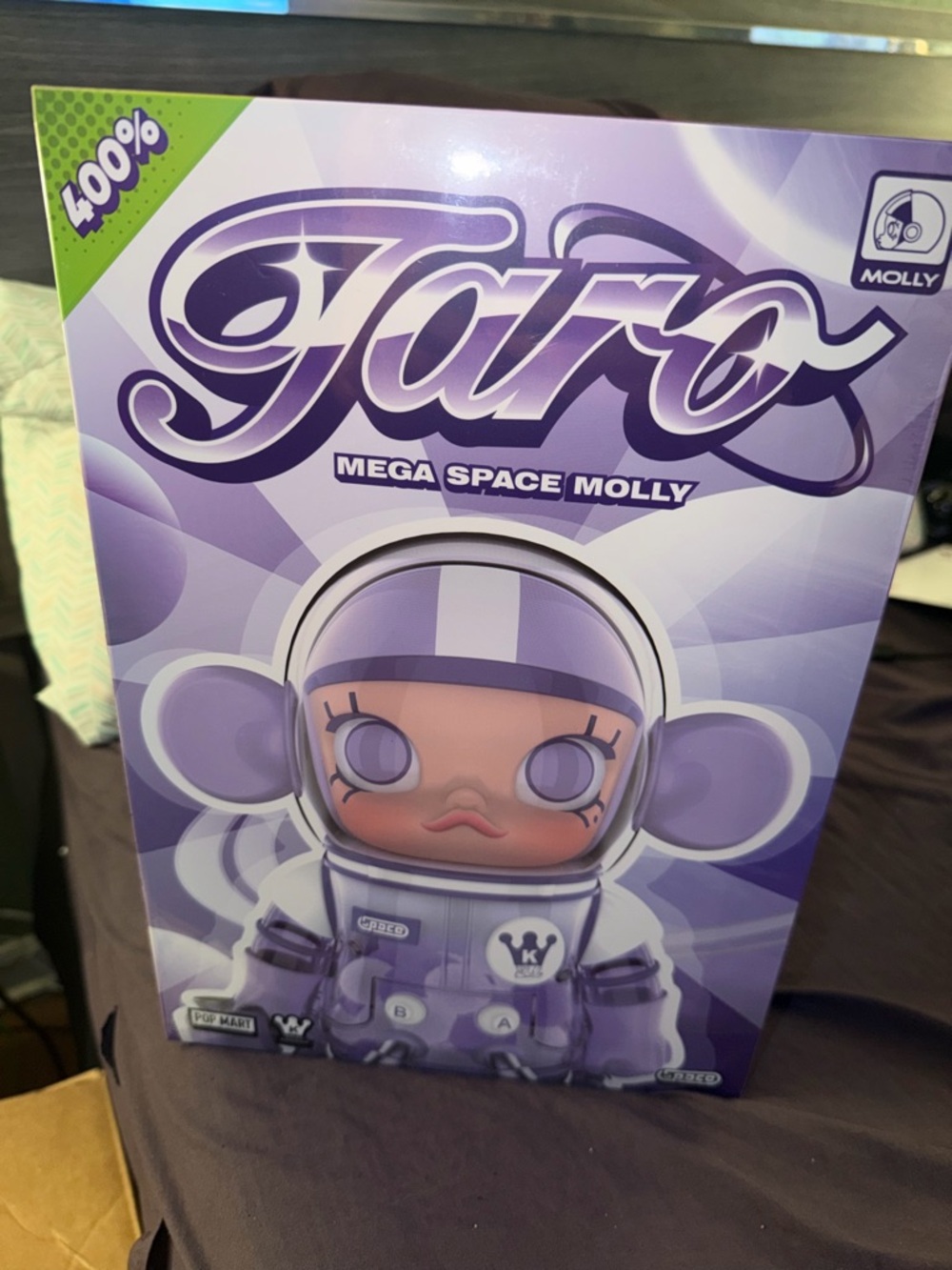 Taro Mega Space Molly Vinyl Figure - Lavender 400% 🩵NIB SEALED🩵